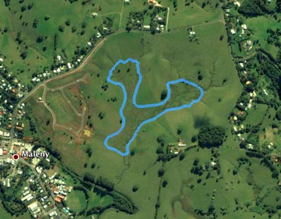 Map of Walking Path